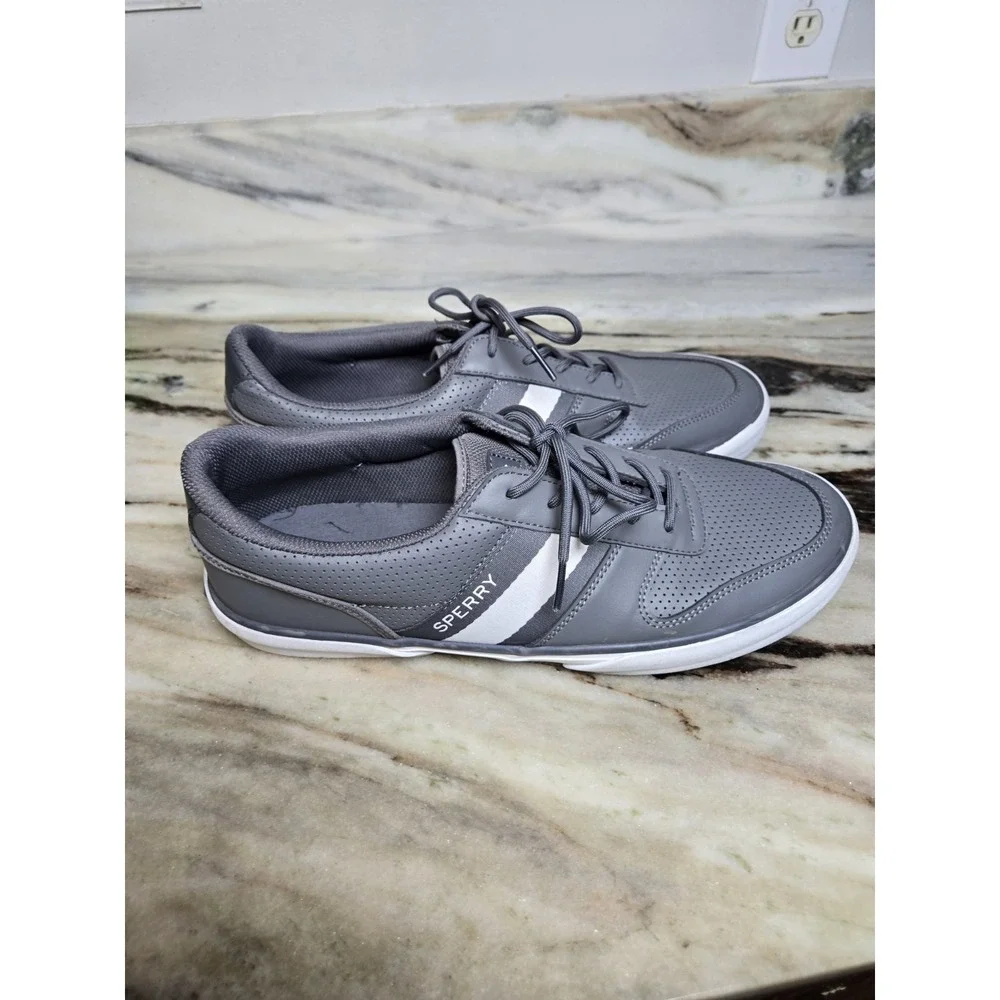 Sperry Men Shoe Size 13‎ Halyard Retro Gray STS24065